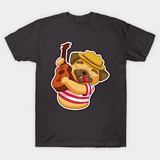 Musical Pug T-Shirt